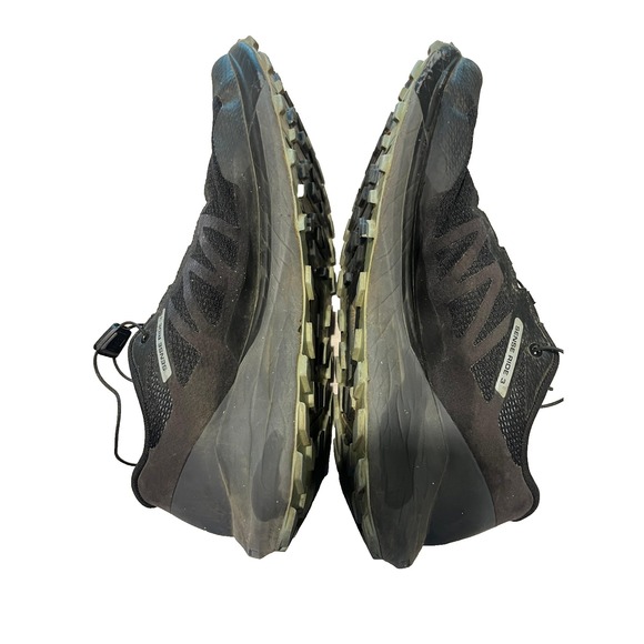 Salomon Sense Ride 3 Men's 9.5 Black Trail Running Shoes Ortholite Impressions - Picture 6 of 9